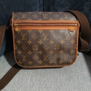 Louis Vuitton Brown Monogram Canvas Crossbody Bag